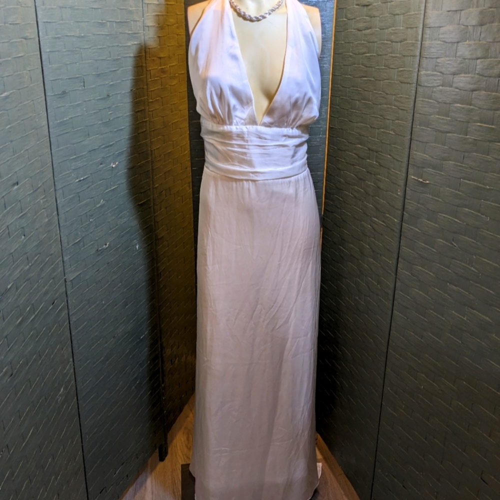 White Plus Size Gown